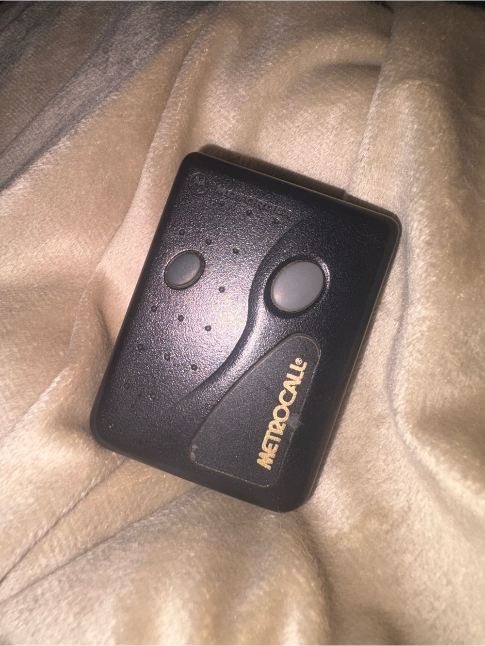 Metro Black Two-Button Portable Remote Receiver vintage